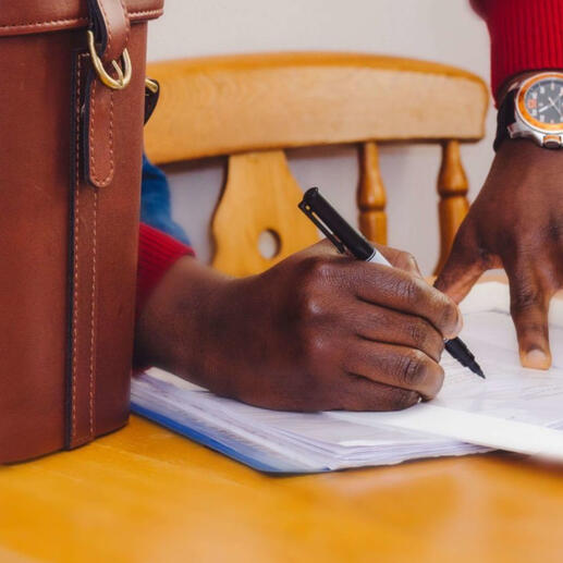 Observing and attesting to the signing of a document.